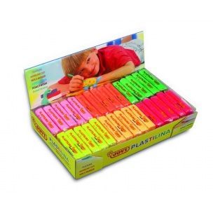 JOVI Plastelína neonova - bal. 30x50g, 6 farieb - sada g