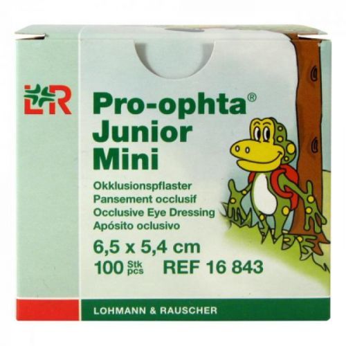 PRO-OPHTA JUNIOR MINI OCNE KRYTIE 6,5x5,4 cm 1x100 ks