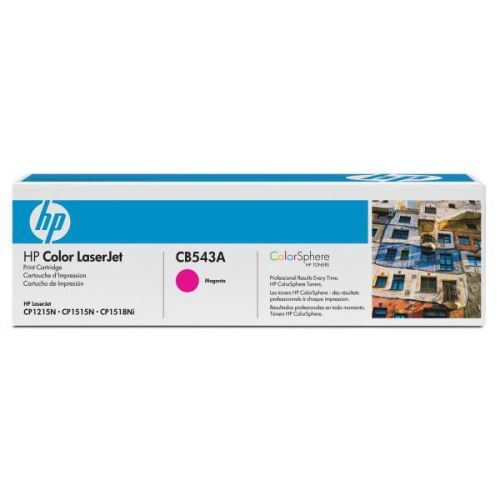 HP originál toner CB543A, magenta, 1400str., HP 125A, HP Color LaserJet CP1215, 1515, 1518