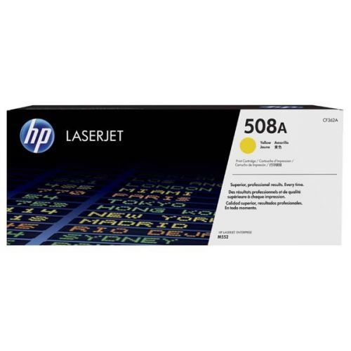 HP originál toner CF362A, yellow, 5000str., HP 508A, HP Color LaserJet Enterprise M552, M553, 860g