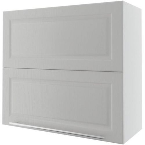 Kuchynská linka Emporium W8B/80 av light grey stone/biela