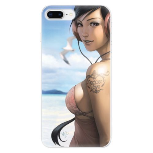 Odolné silikónové puzdro iSaprio - Girl 02 - iPhone 8 Plus