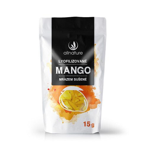 Allnature Mango sušené mrazem plátky 15 g
