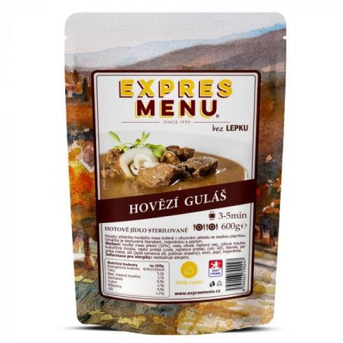 EXPRES MENU Hovädzí guláš bez lepku 2 porcie