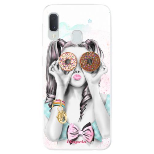 Odolné silikónové puzdro iSaprio - Donuts 10 - Samsung Galaxy A20e
