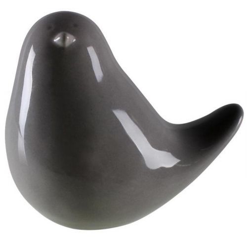 Keramická figúrka Sparrow, výš. 8 cm, šedá