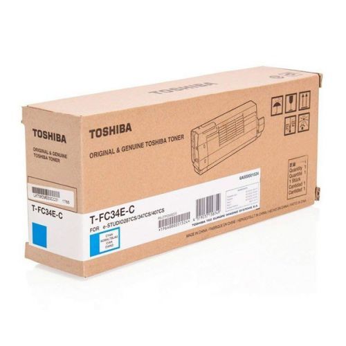 Toshiba originál toner T-FC34EC, cyan, 11500str., 6A000001524, Toshiba e-Studio 287, 347, 407