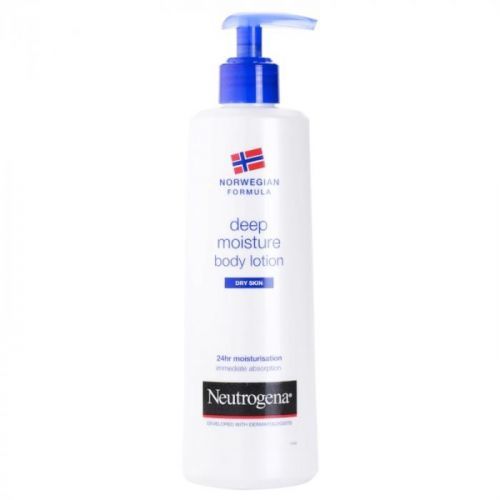 Neutrogena Norwegian Formula® Deep Moisture hĺbkovo hydratačné telové mlieko pre suchú pokožku 250 ml