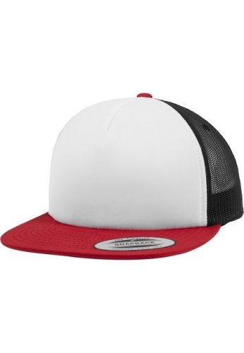 Urban Classics Foam Trucker with White Front red/wht/bk - UNI