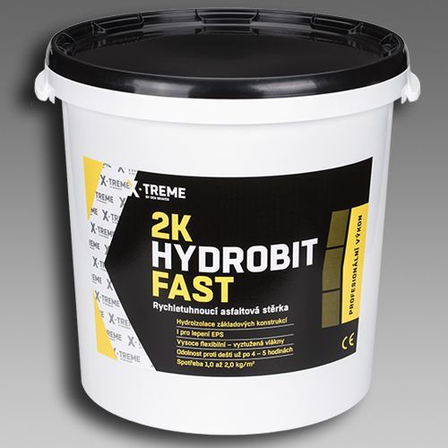 Den Braven 2K Hydrobit FAST - rýchloschnúca asfaltová stierka - cierna - 30 kg