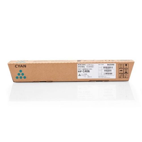Ricoh originál toner 842096, cyan, 6000str., Ricoh Aficio MP C306, MP 307, MP C406