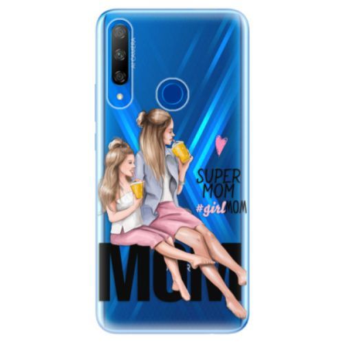 Odolné silikónové puzdro iSaprio - Milk Shake - Blond - Huawei Honor 9X
