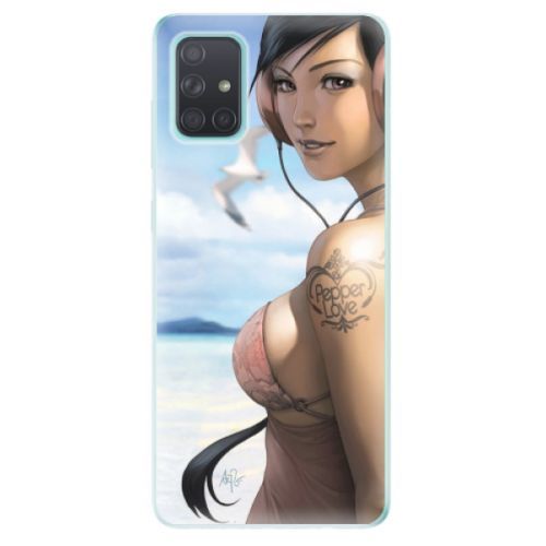 Odolné silikónové puzdro iSaprio - Girl 02 - Samsung Galaxy A71