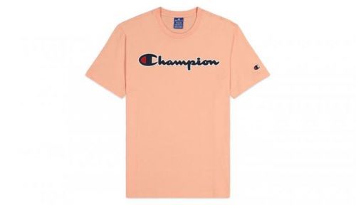 Champion Script Logo T-Shirt ružové 214194_S20_PS138
