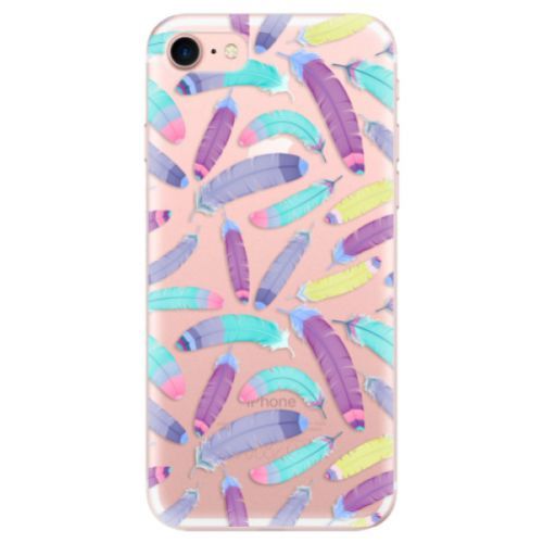 Odolné silikónové puzdro iSaprio - Feather Pattern 01 - iPhone 7