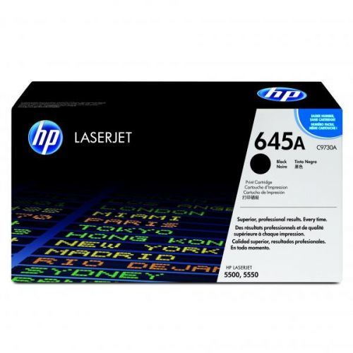 HP originál toner C9730A, black, 13000str., HP 645A, HP Color LaserJet 5500, N, DN, HDN, DTN