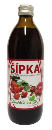 EkoMedica Šťava Šípka 100% - 500 ml 500 ml