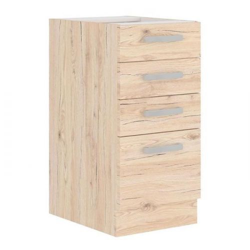 Skrinka do kuchyne Karolina dub bordeaux 40D4S BB