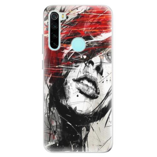 Odolné silikónové puzdro iSaprio - Sketch Face - Xiaomi Redmi Note 8