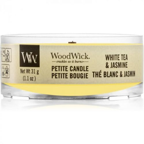 WoodWick Medium Hourglass Candle - White Tea & Jasmine Universal