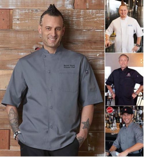 CHEF WORKS VSSS - Exkluzívny rondon čierny/biely/šedý Biela,S