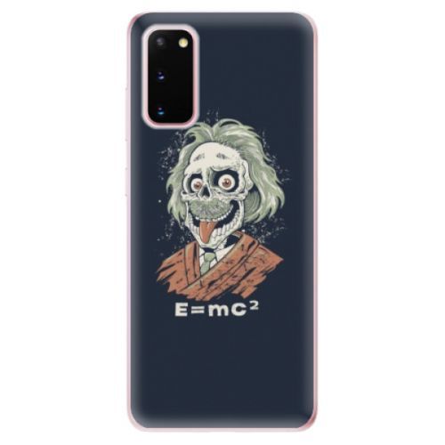 Odolné silikónové puzdro iSaprio - Einstein 01 - Samsung Galaxy S20