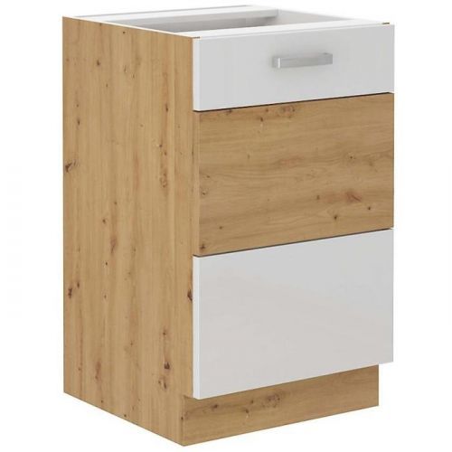 Skrinka do kuchyne ARTISAN biela lesklá 50ZL 1F BB