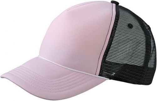 Myrtle Beach Retro šiltovka trucker MB6550 - Růžová / černá