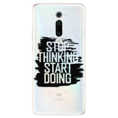 Odolné silikónové puzdro iSaprio - Start Doing - black - Xiaomi Mi 9T Pro