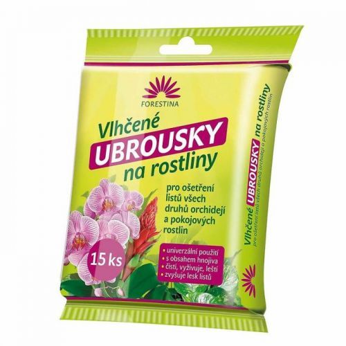 Vlhčené utierky na rastliny 15 ks