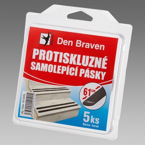 Den Braven Protišmyková samolepiaca páska 5ks - cierna - 19mx61 m
