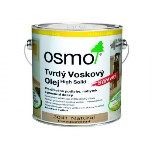 OSMO Color OSMO Tvrdý voskový olej Effekt Natural  - 3041 - natural - 0,75 L
