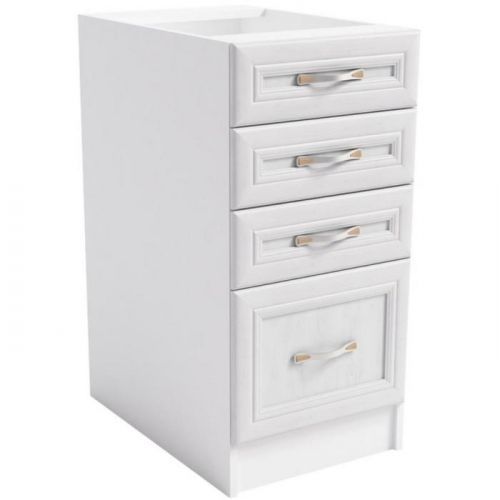 Skrinka do kuchyne Sycylia  D40s4 biela/dub lancelot