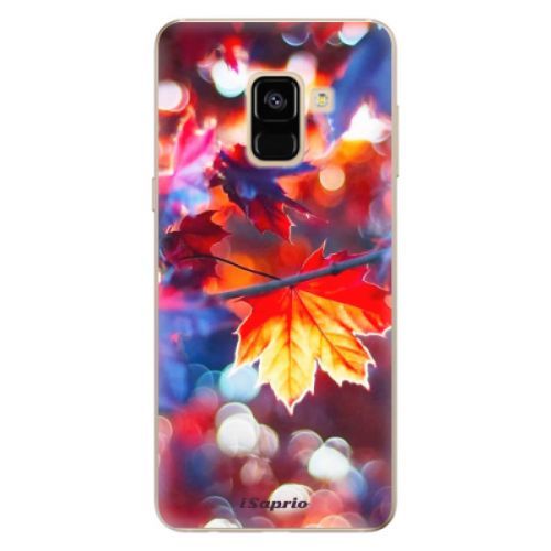 Odolné silikónové puzdro iSaprio - Autumn Leaves 02 - Samsung Galaxy A8 2018