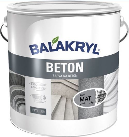 Balakryl Balakryl Beton - farba na betónové plochy - 0102 - šedý - 2,5 Kg