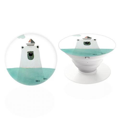PopSocket iSaprio - Bear With Boat - držiak na mobil