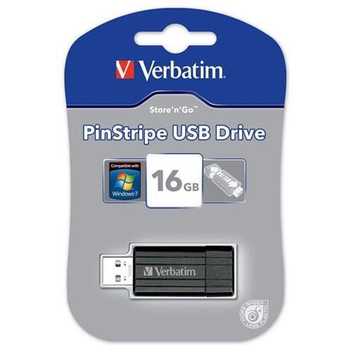 USB Kľúč 16GB Verbatim Store 'n' Go PinStripe 49063