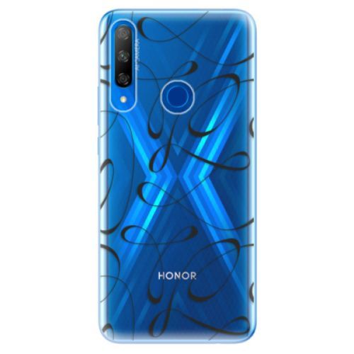 Odolné silikónové puzdro iSaprio - Fancy - black - Huawei Honor 9X