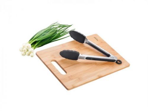 Doska LAMART LT2060 BAMBOO a silikónové kliešte