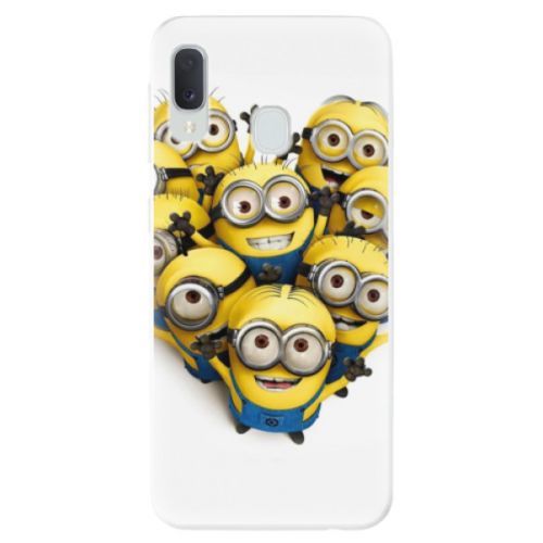 Odolné silikónové puzdro iSaprio - Mimons 01 - Samsung Galaxy A20e