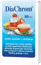 DiaChrom nízkokalorické sladidlo 80 tabliet