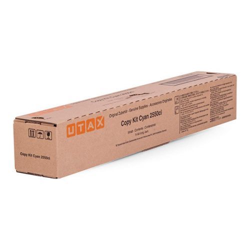 Utax originál toner 662510011, cyan, 6000str., Utax 2550ci