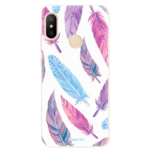 Odolné silikónové puzdro iSaprio - Feather Pattern 10 - Xiaomi Mi A2 Lite