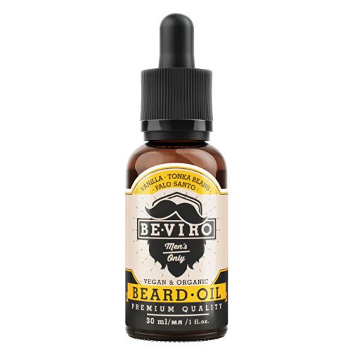 beviro Ošetrujúci olej na fúzy s vôňou vanilky, palo santo a tonkových bôbov (Beard Oil) 30 ml