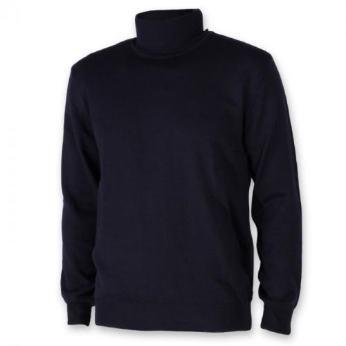 Pánsky sveter s rolákom Willsoor 8622 vo tmavo modré farbe