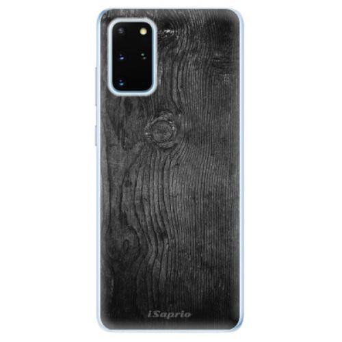 Odolné silikónové puzdro iSaprio - Black Wood 13 - Samsung Galaxy S20+