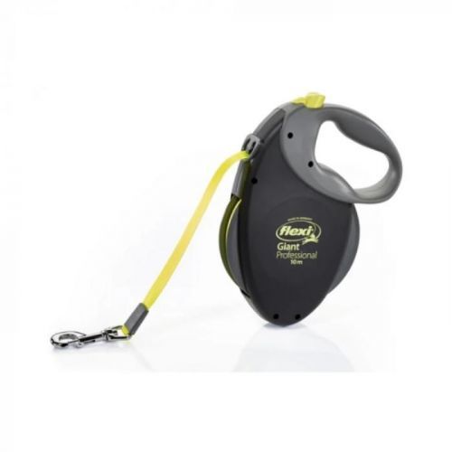 FLEXI Vodítko s pásikom neon Giant Professional L 10 m/50 kg