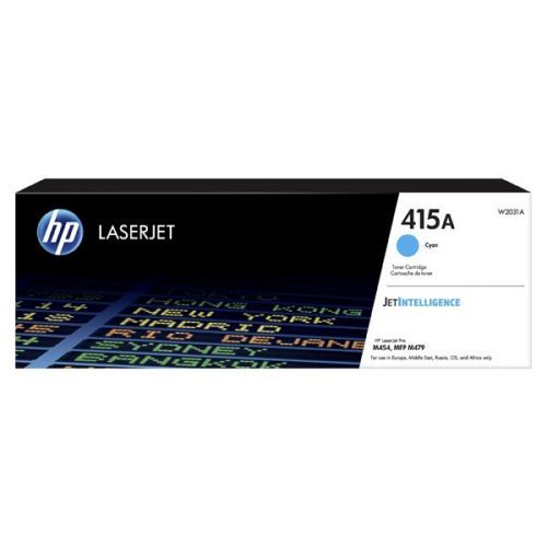 HP originál toner W2031A, cyan, 2100str., HP 415A, HP Color LaserJet Pro M454, MFP M479