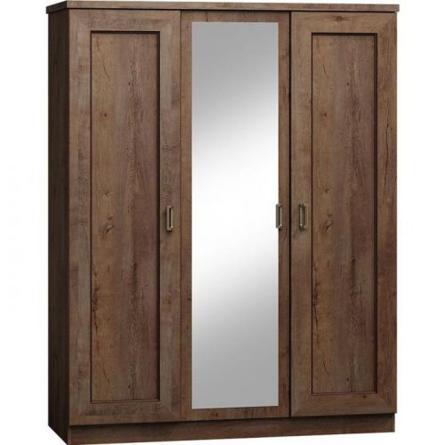 Skriňa Tadeusz T15 3D zrkadlo dub lefkas