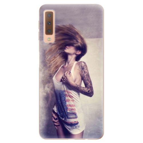 Odolné silikónové puzdro iSaprio - Girl 01 - Samsung Galaxy A7 (2018)